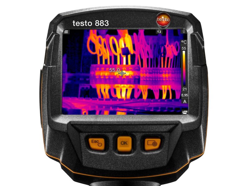Testo 883 sada - Termokamera IR rozlišení 320 x 240 px
